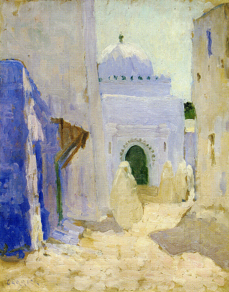 Ethel Carrick - The mosque at Tangier