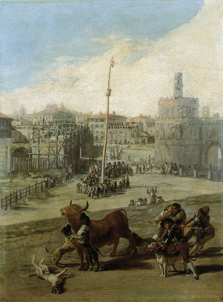 Francisco Goya - Bull Held by a Cord