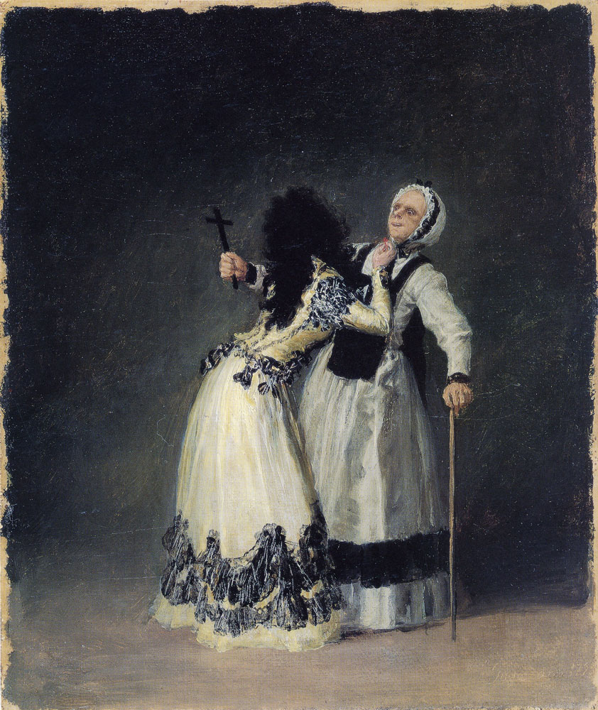 Francisco Goya - The Duchess of Alba and 'La Beata'