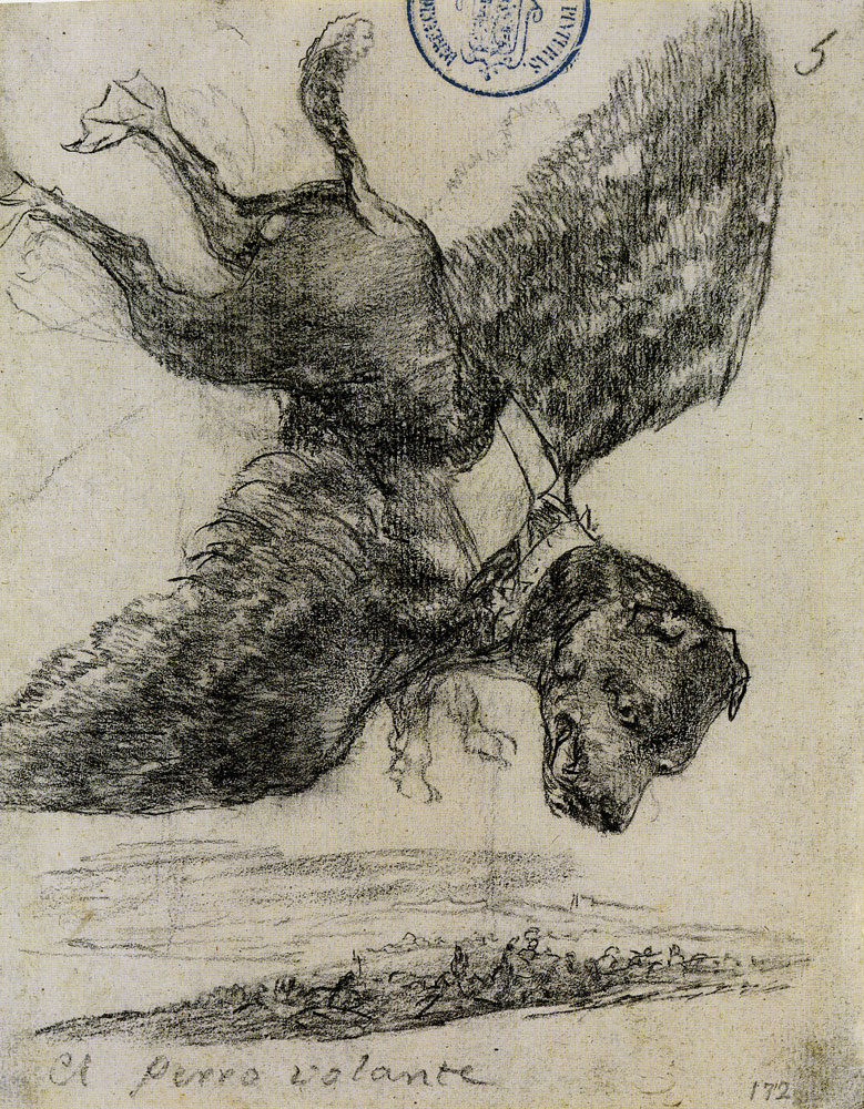 Francisco Goya - The Flying Dog