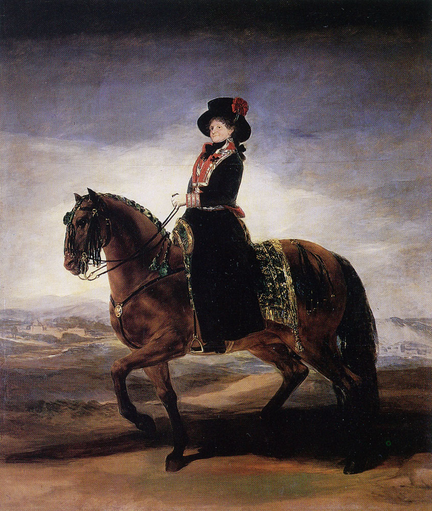 Francisco Goya - Maria Luisa on Horseback