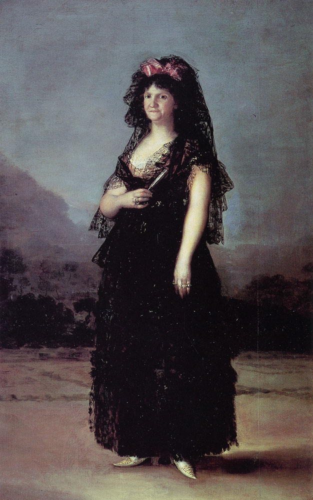 Francisco Goya - Maria Luisa in a Mantilla