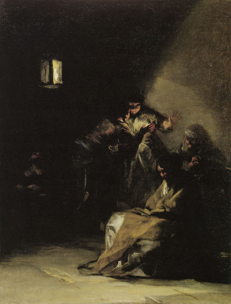 Francisco Goya - Interior of a Prison (The Castillo Crime II)