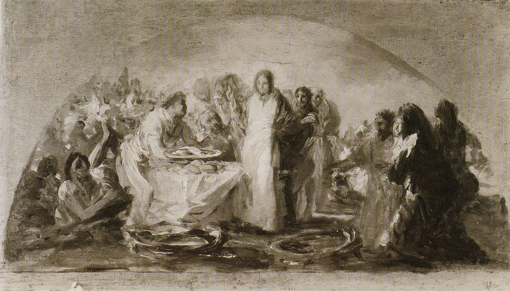 Francisco Goya - Sketch for The Miracle of the Multiplication of Loaves and Fishes