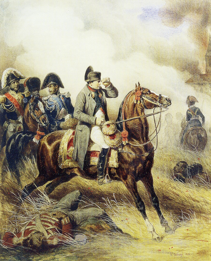 Hippolyte Bellangé - Napoleon on a Chestnut Horse