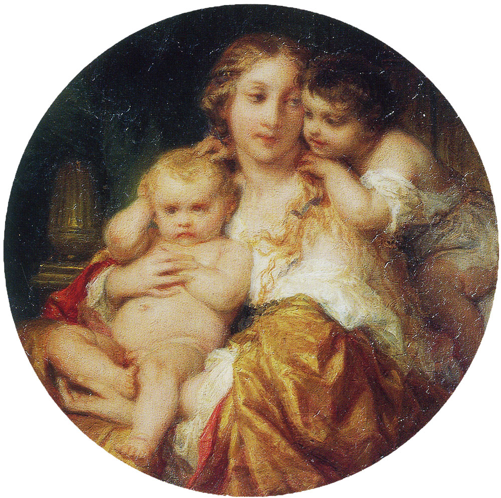 Hippolyte Delaroche - Mother and Children
