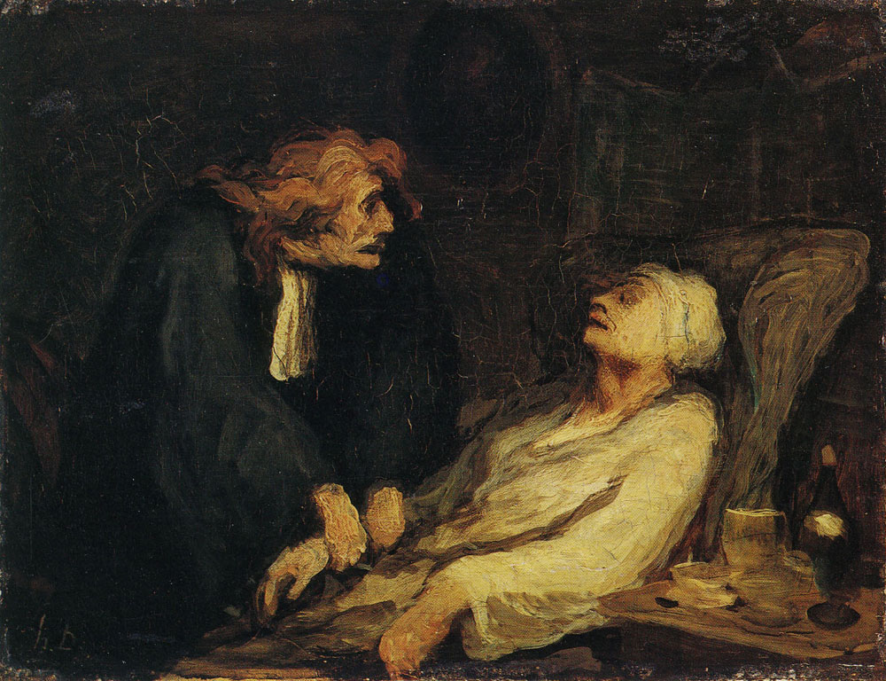 Honore Daumier - The Hypochondriac