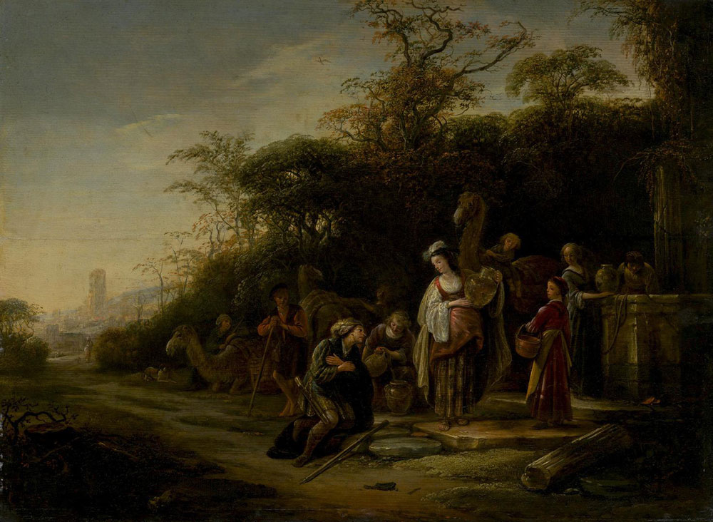 Jacob de Wet - Eleazar and Rebekah at the Well