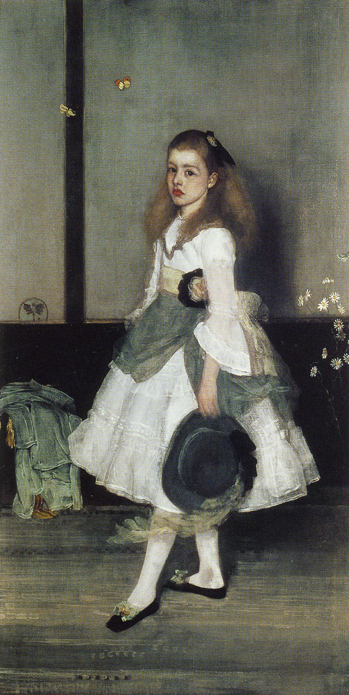 James Abbott McNeill Whistler - Harmony in Gray and Green: Miss Cicely Alexander