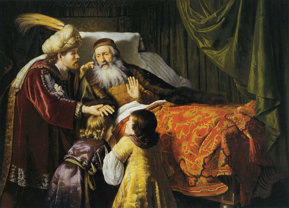 Jan Victors - Jacob blessing the Sons of Joseph, Manasseh and Ephraim