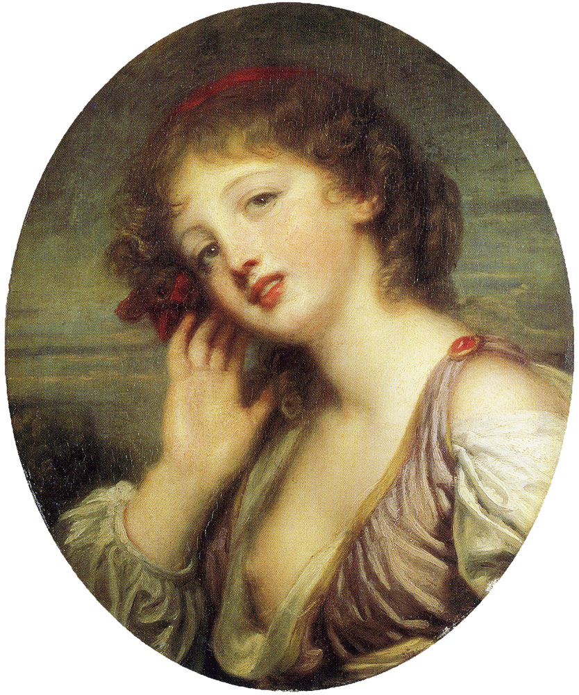 Jean-Baptiste Greuze - The Listening Girl