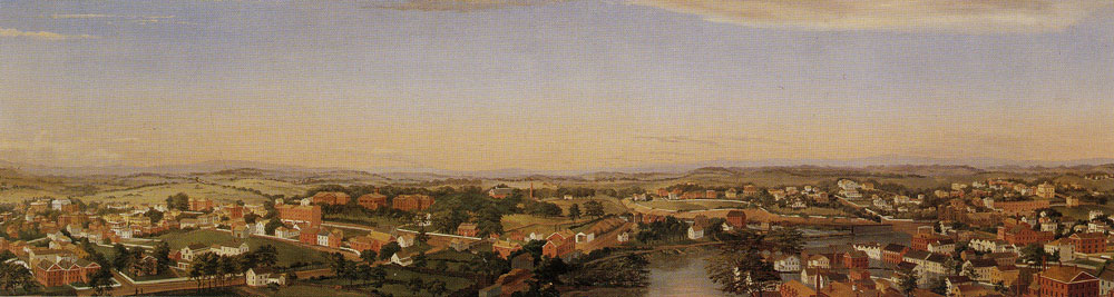Joseph Ropes - View of Hartford to the West