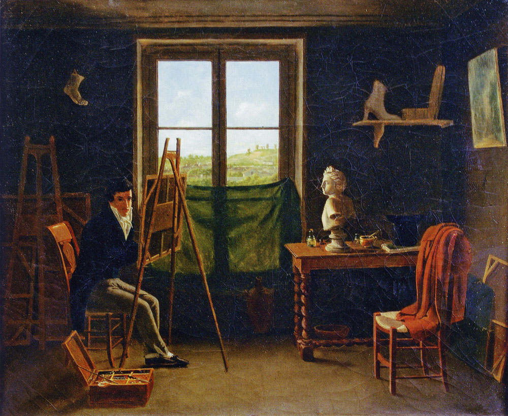 Léon-Matthieu Cochereau - The Artist in His Studio