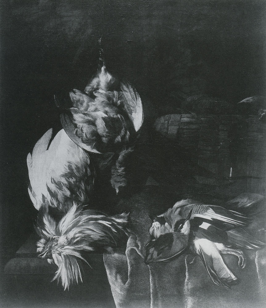 Melchior d'Hondecoeter - Still life with game birds