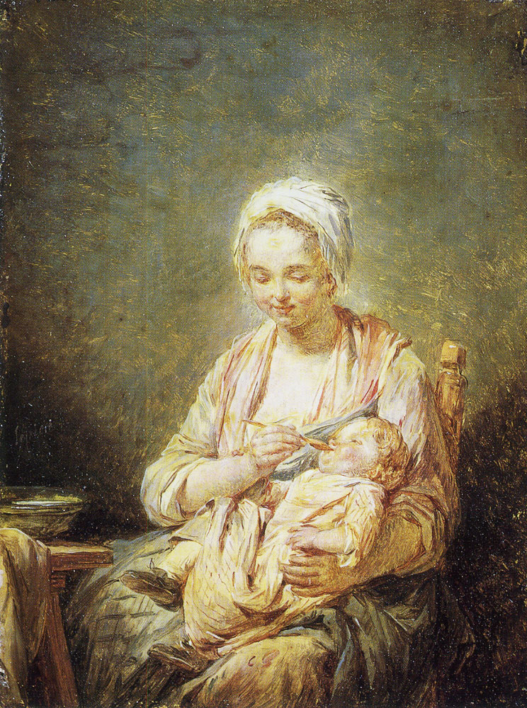 Nicholas-Bernard Lépicié - Mother feeding her Child