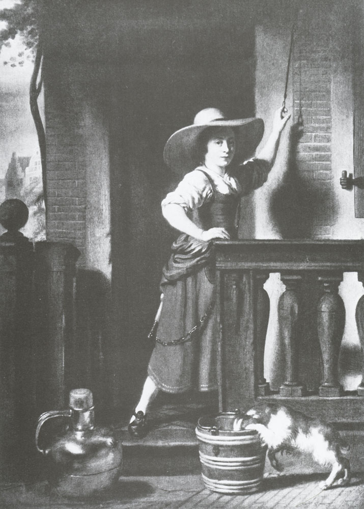 Nicolaes Maes - Woman Selling Milk