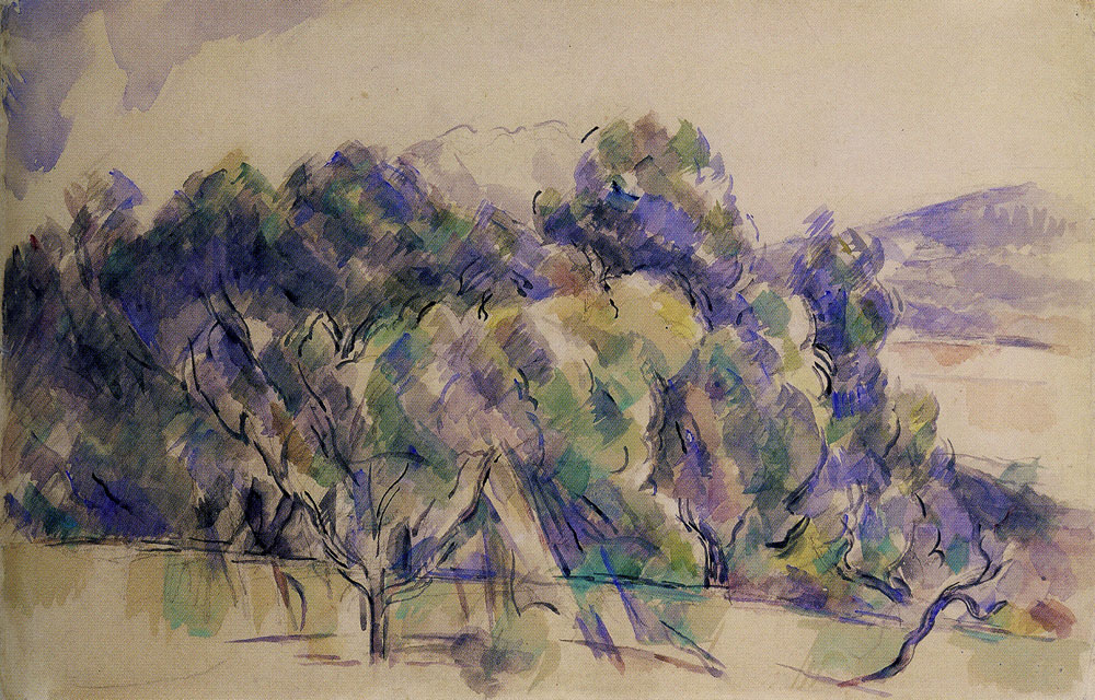 Paul Cézanne - Group of trees