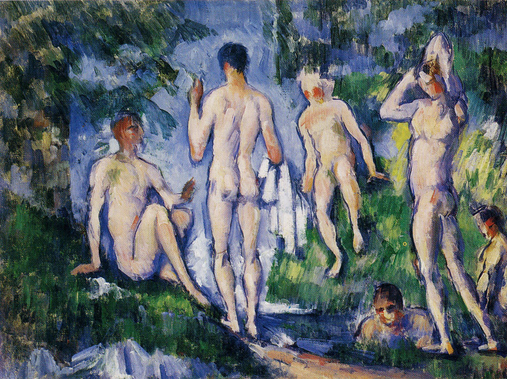 Paul Cézanne - Male Bathers