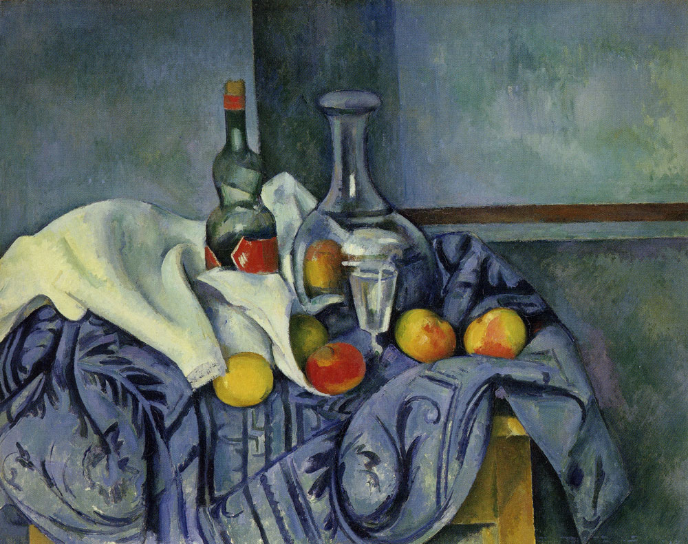 Paul Cézanne - The peppermint bottle