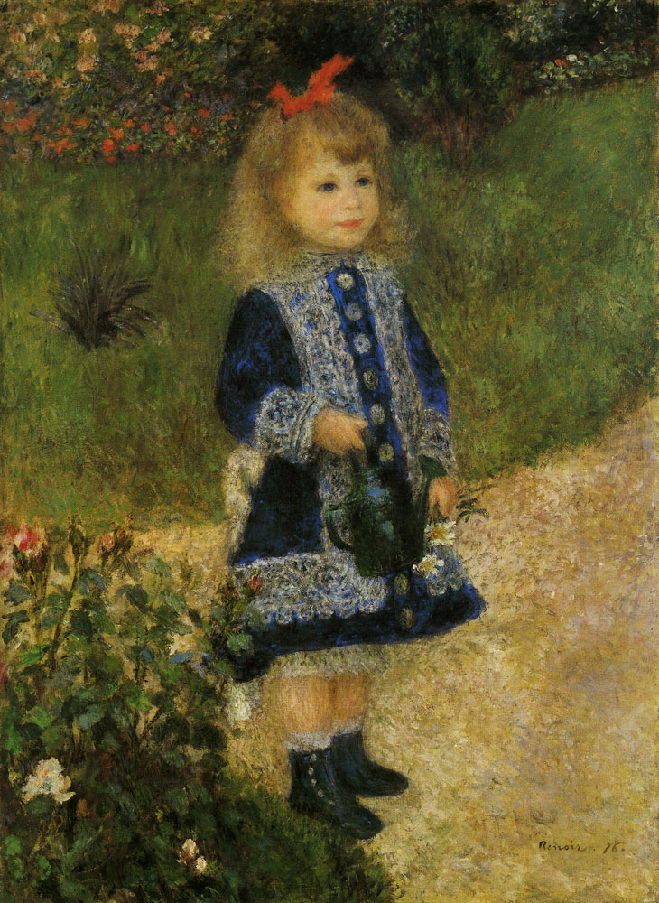 Pierre-Auguste Renoir - Girl with a watering can