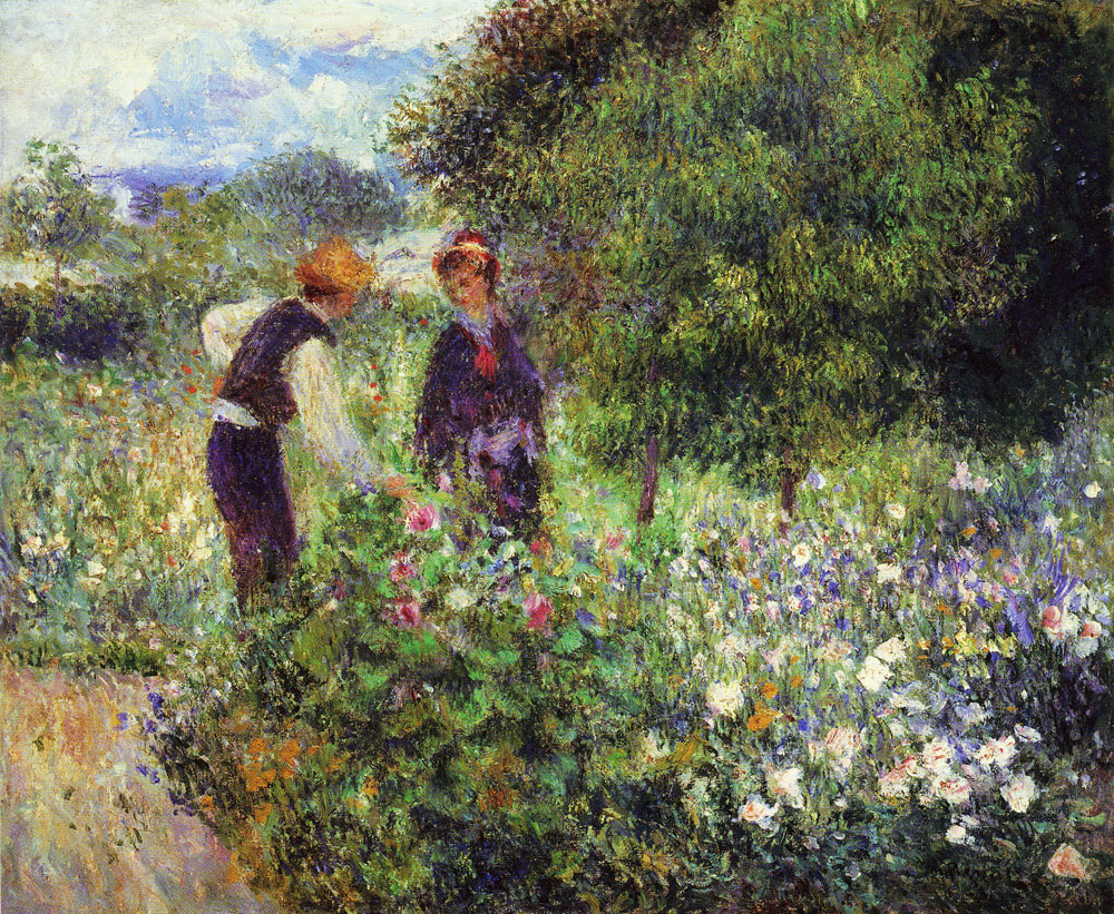 Pierre-Auguste Renoir - Picking Flowers