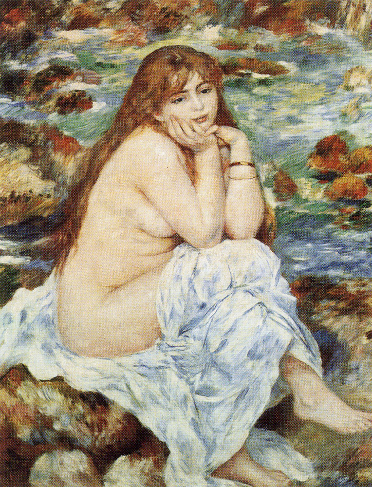 Pierre-Auguste Renoir - Seated Bather