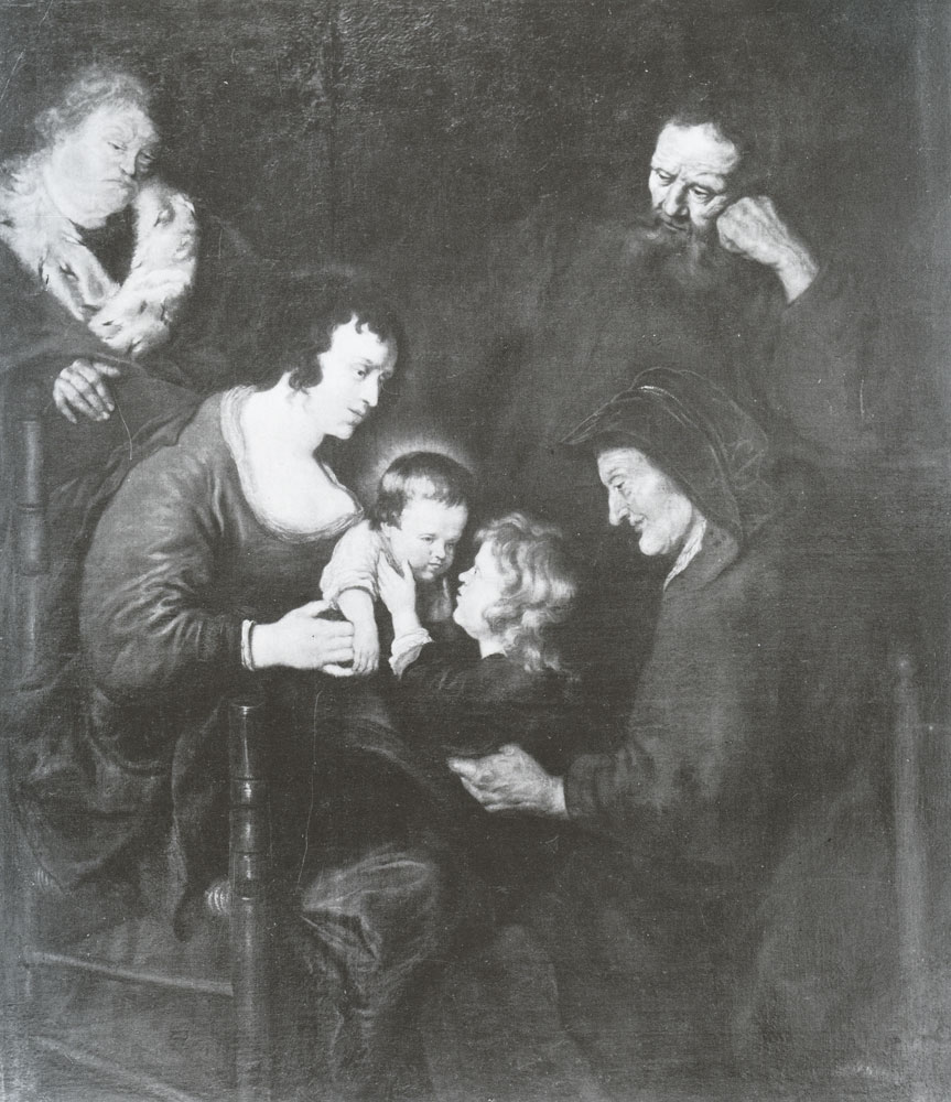 Salomon Koninck - The Holy Family with John the Baptist, Zacharias and Elisabeth
