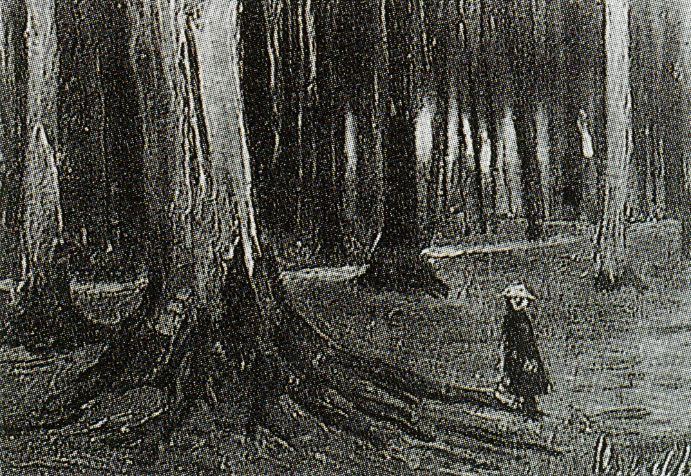 Vincent van Gogh - A girl in a wood
