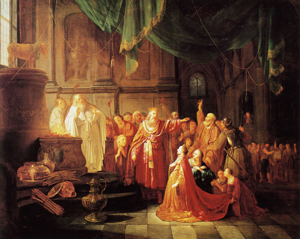 Willem de Poorter - Jerobeam's sacrifice