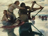 Arnold Böcklin In the Sea
