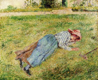 Camille Pissarro Grass, Pontoise