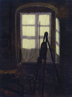 Carl Gustav Carus Studio in Moonlight