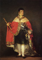 Francisco Goya Fernando VII in a Royal Mantle