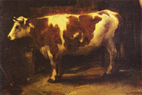 Jacobus Leveck Cow in a Stable