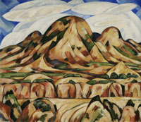 Marsden Hartley New Mexico landscape