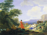 Nicolaes Berchem The Infant Jupiter with the Nymphs on Mount Ida
