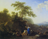 Nicolaes Berchem The Musical Shepherdess