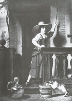 Nicolaes Maes Woman Selling Milk