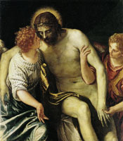Paolo Veronese Christ supported by two angels