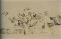 Paul Cézanne Entry to a farm