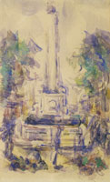Paul Cézanne Fountain on the Place de la Mairie, Aix-en-Provence