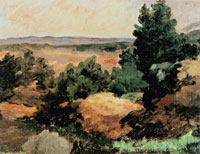 Paul Cézanne Landscape in Provence