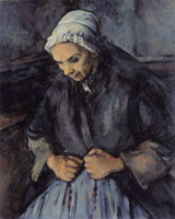 Paul Cézanne Old woman with a rosary