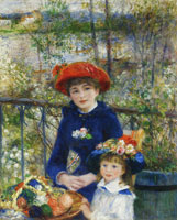 Pierre-Auguste Renoir Two Sisters (On the Terrace)