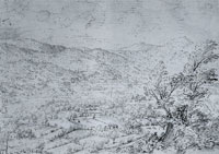 Pieter Bruegel the Elder Hills with a valley