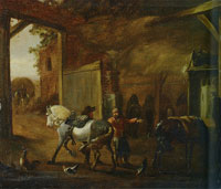 Pieter Wouwerman Horse Stable