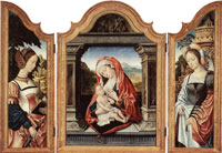 After Rogier van der Weyden Virgin and Child Triptych