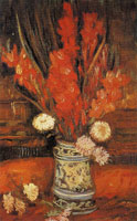 Vincent van Gogh Vase with gladioli