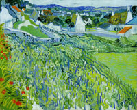 Vincent van Gogh Vineyards with a View of Auvers