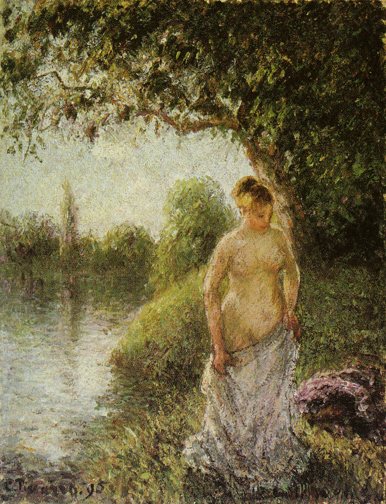 Camille Pissarro - The bather